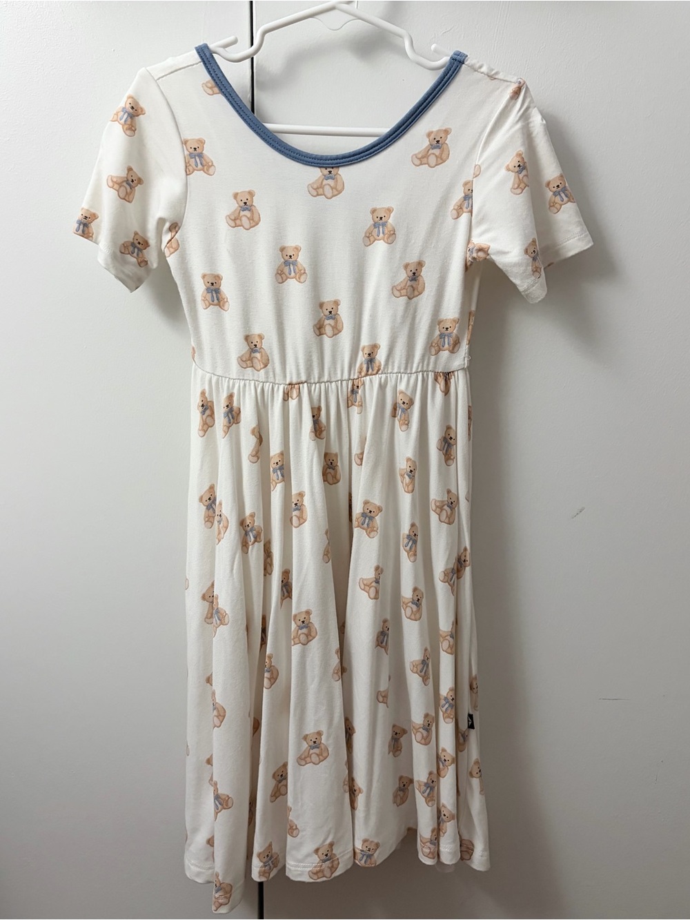 Kyte twirl dress in teddy bear print